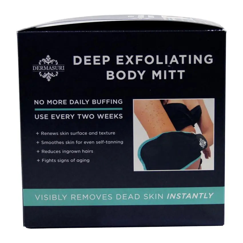 Dermasuri Sunless Deep Exfoliating Mitt - 6 Pack Dermasuri