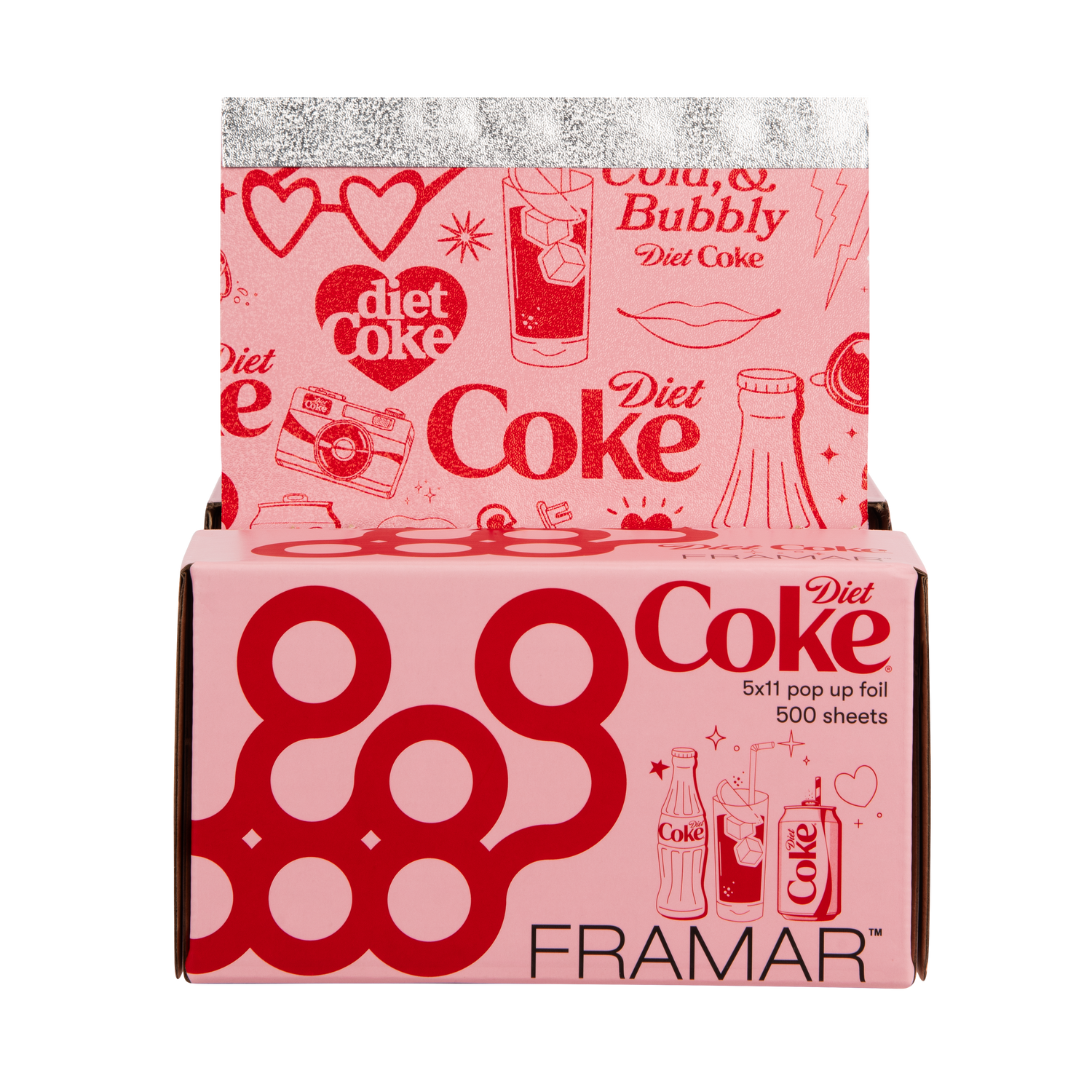 Framar Diet Coke 5x11 Pop-Up Foil 500 Count