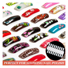 Double Layer Nail Color Displays 36 Tips PinkPro Beauty Supply