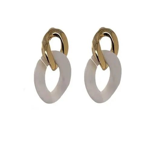 Earrings Metal Link PinkPro Beauty Supply