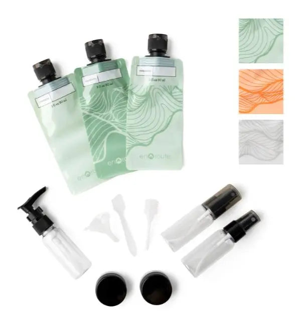 En Route The Jet Set 11 Piece Travel Kit - PinkPro Beauty Supply