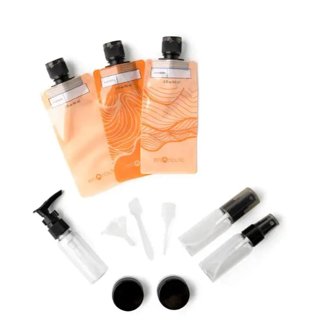 En Route The Jet Set 11 Piece Travel Kit - PinkPro Beauty Supply