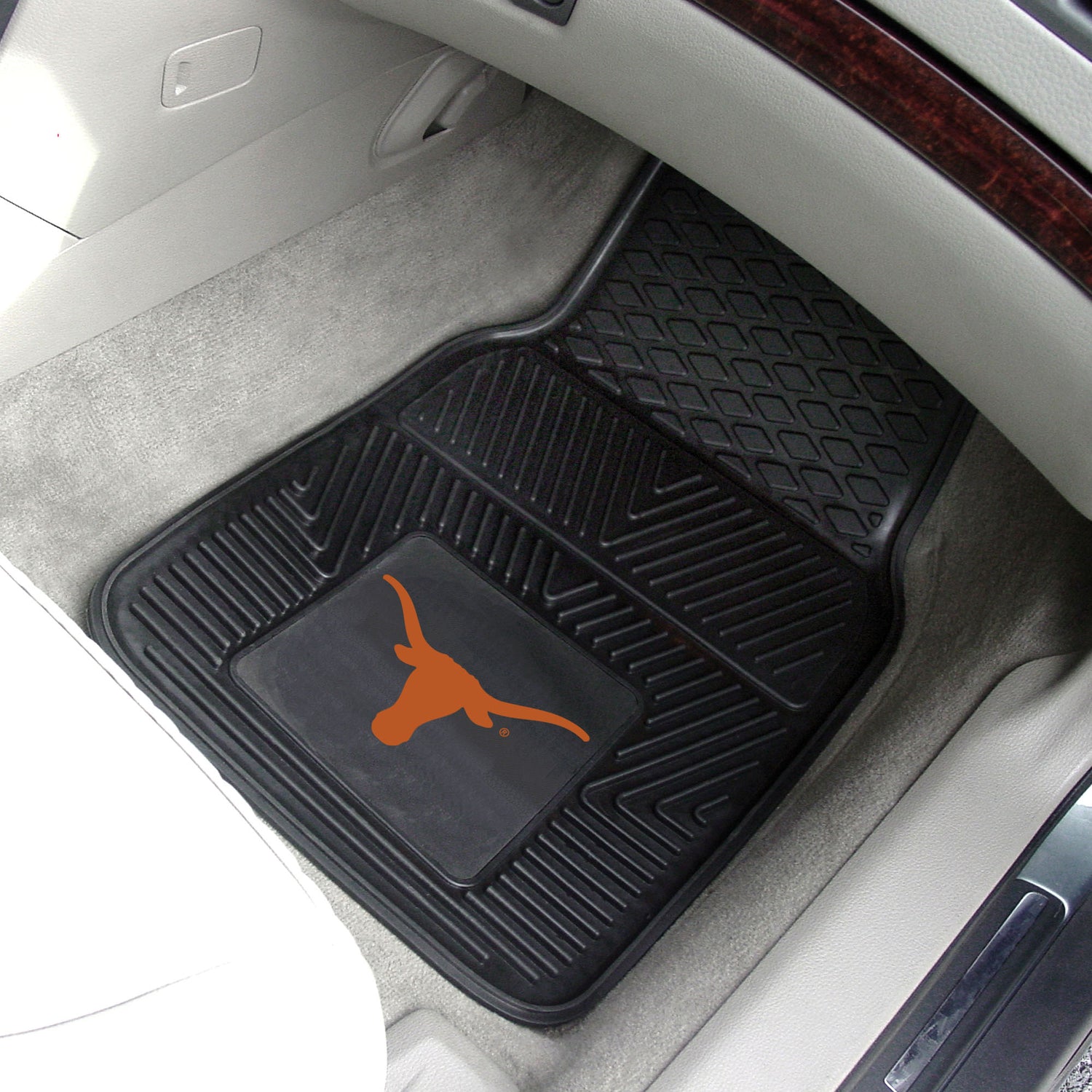 Fanmats Texas Longhorns 2pc Vinyl Car Mat Set