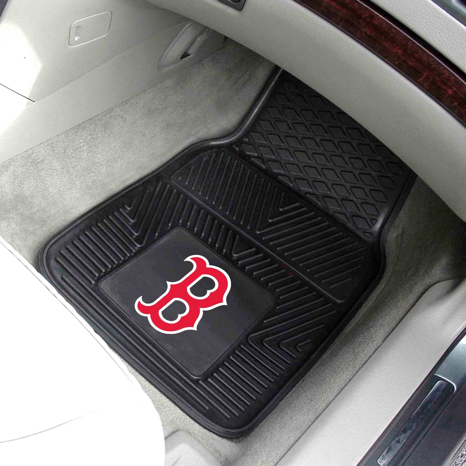 Fanmats Boston Red Sox 2pc Vinyl Car Mat Set Fanmats