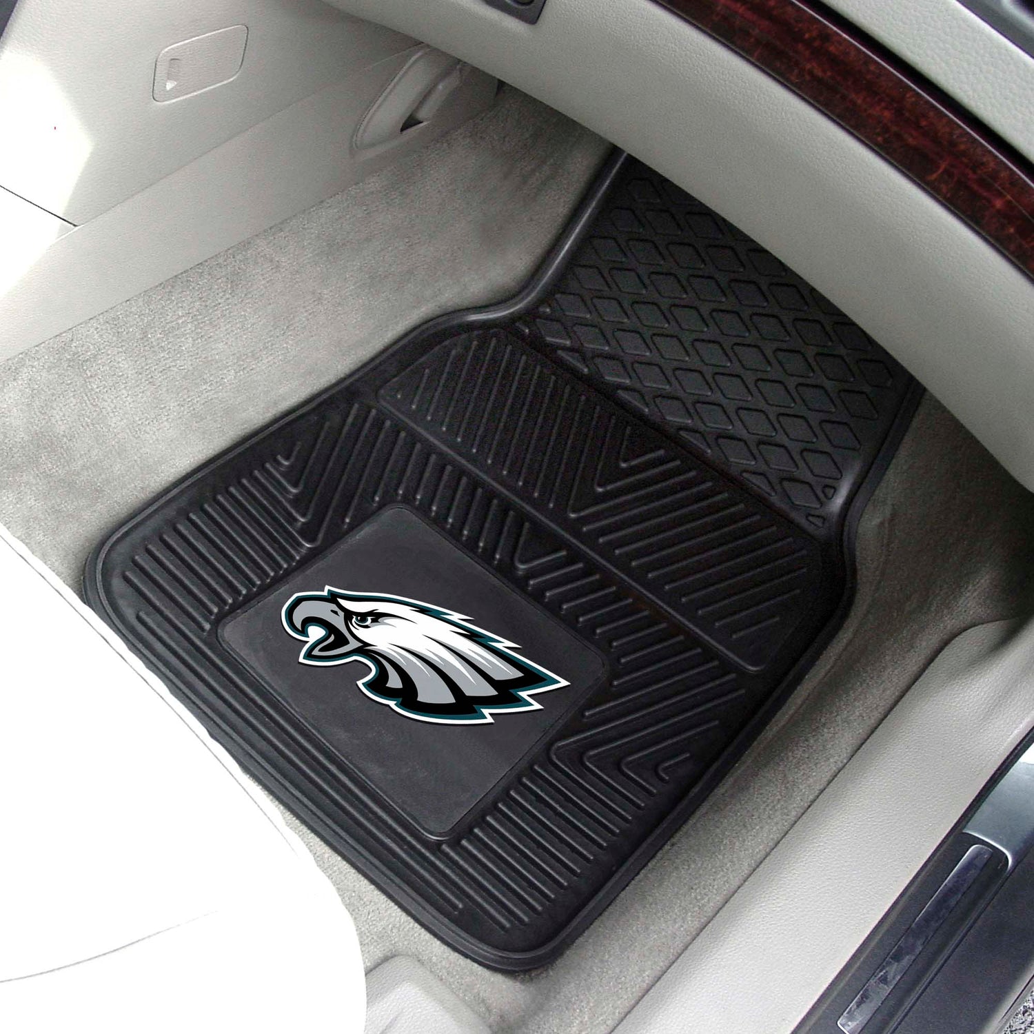 Fanmats Philadelphia Eagles 2pc Vinyl Car Mat Set