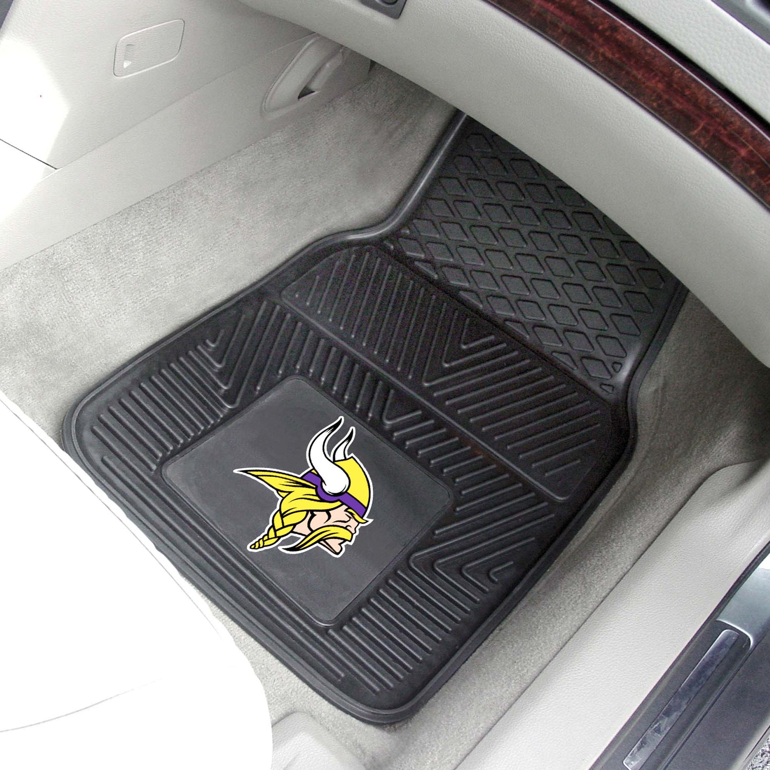 Fanmats Minnesota Vikings 2pc Vinyl Car Mat Set Fanmats