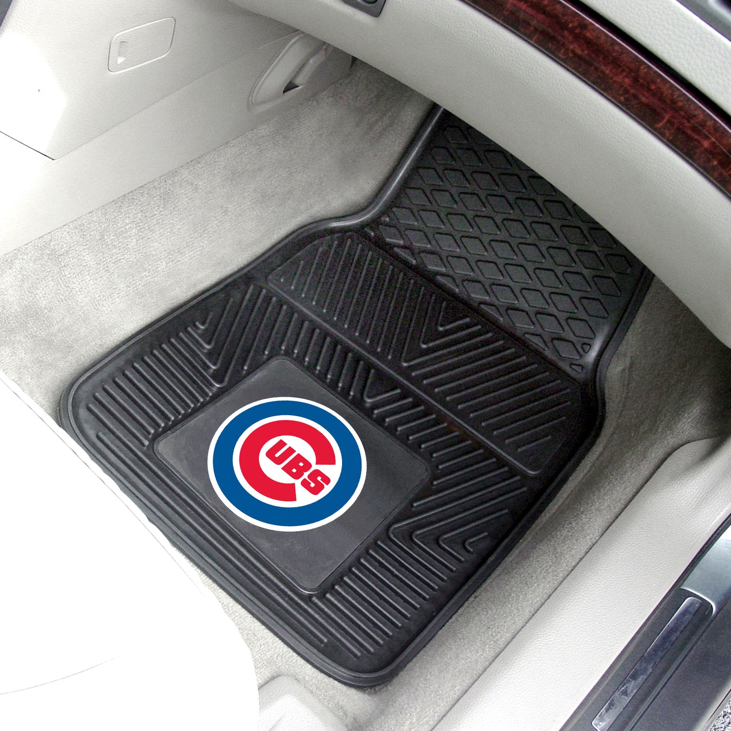 Fanmats Chicago Cubs 2pc Vinyl Car Mat Set