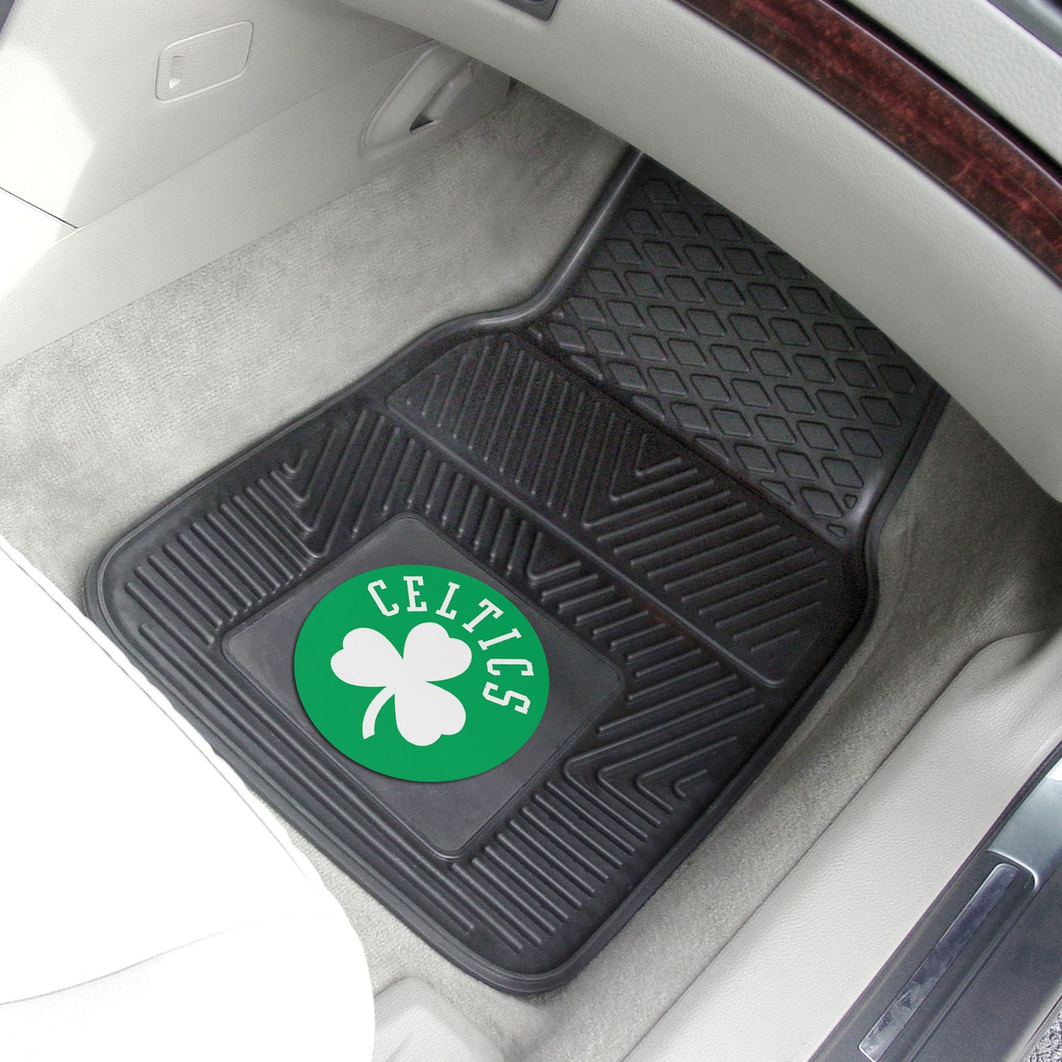 Fanmats Boston Celtics 2pc Vinyl Car Mat Set