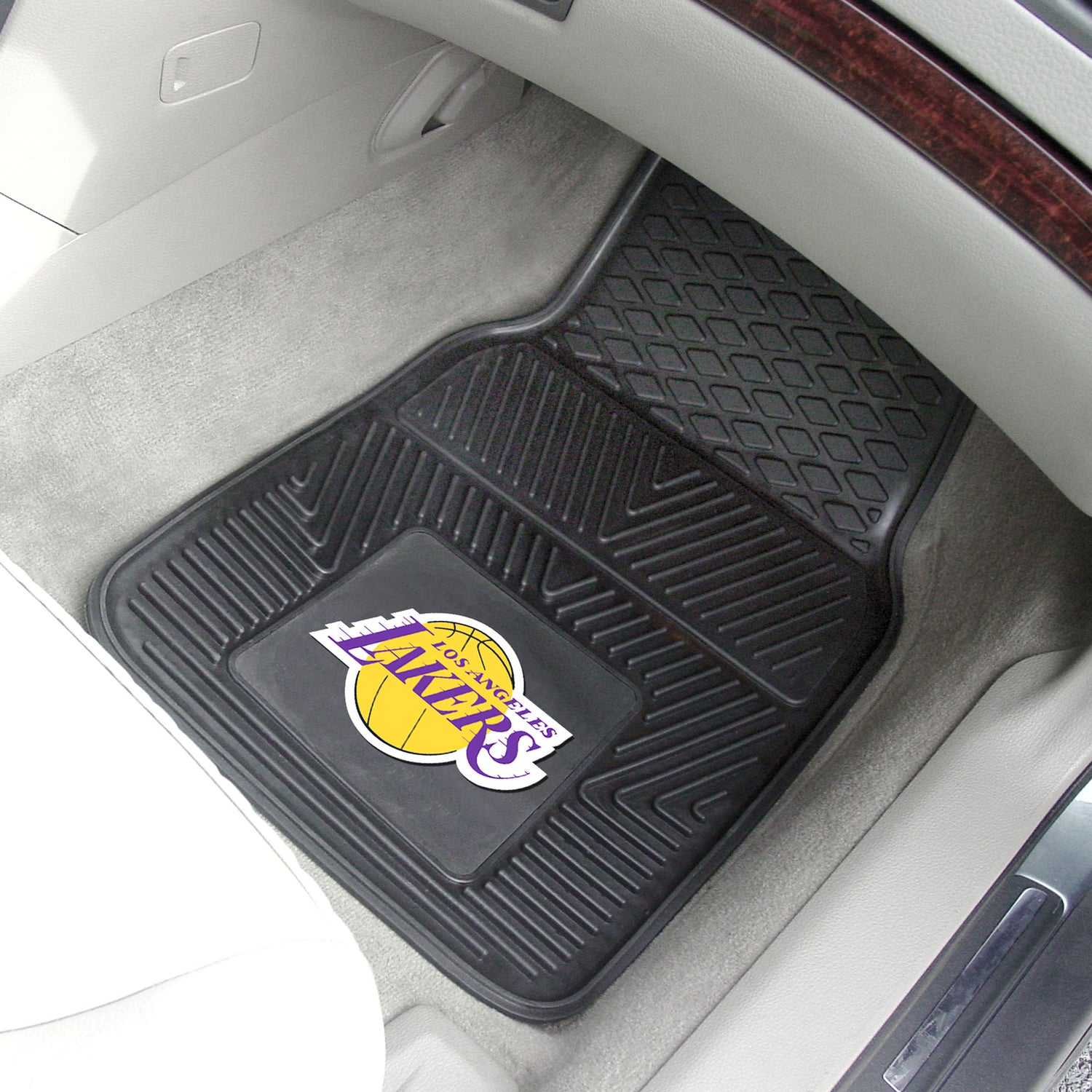 Fanmats Los Angeles Lakers 2pc Vinyl Car Mat Set