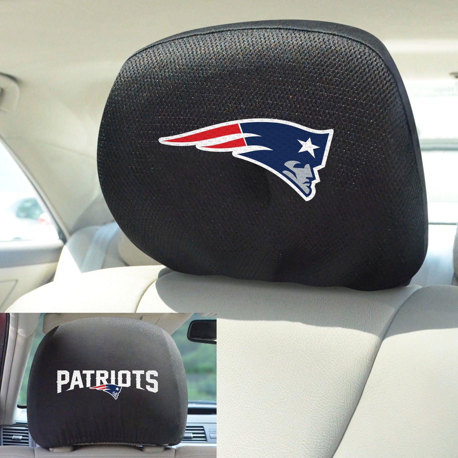 Fanmats New England Patriots Headrest Cover