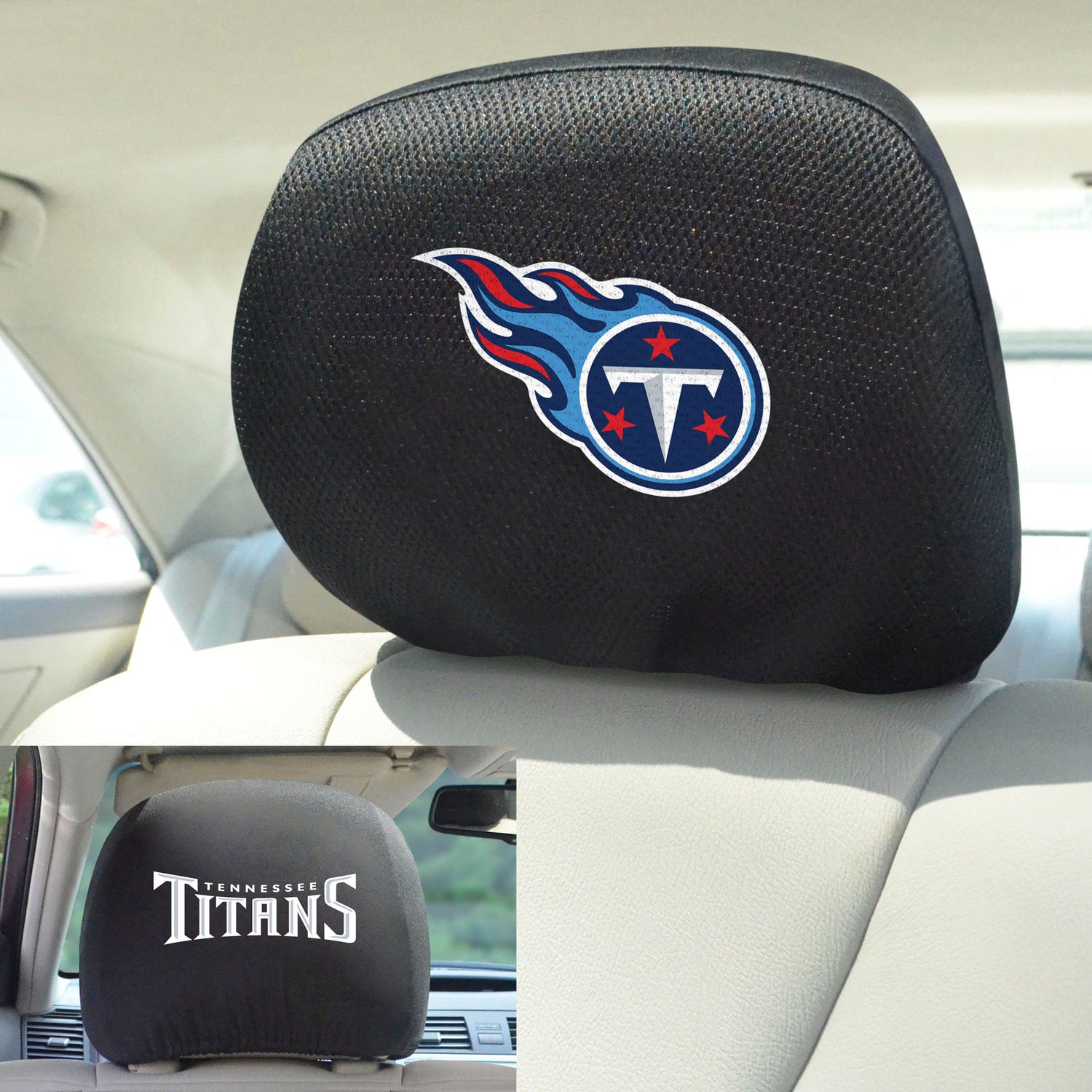 Fanmats Tennessee Titans Headrest Cover