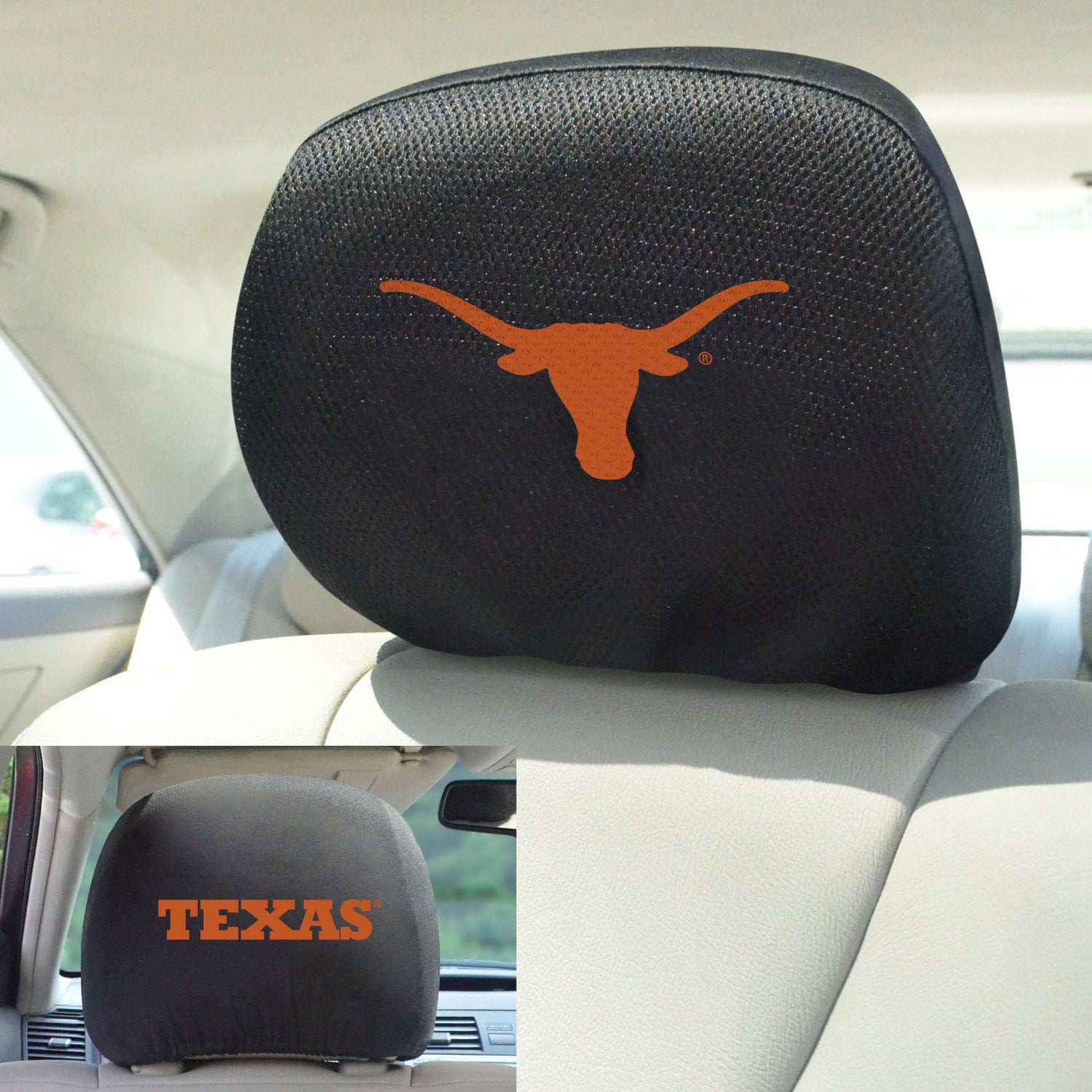 Fanmats Texas Longhorns Headrest Cover