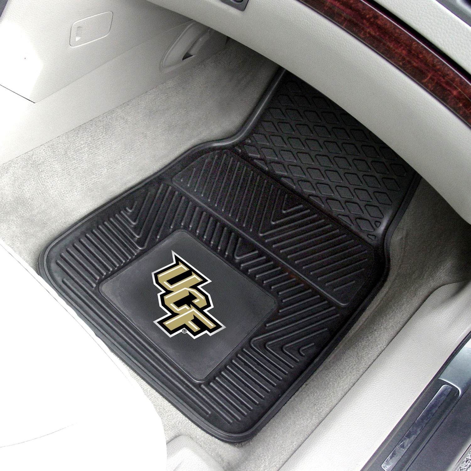 Fanmats Central Florida Knights 2pc Vinyl Car Mat Set