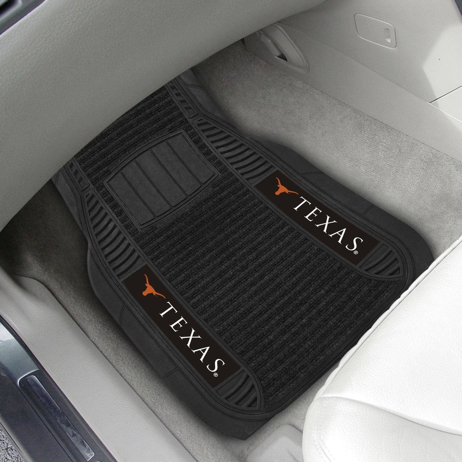 Fanmats Texas Longhorns 2pc Deluxe Car Mat Set