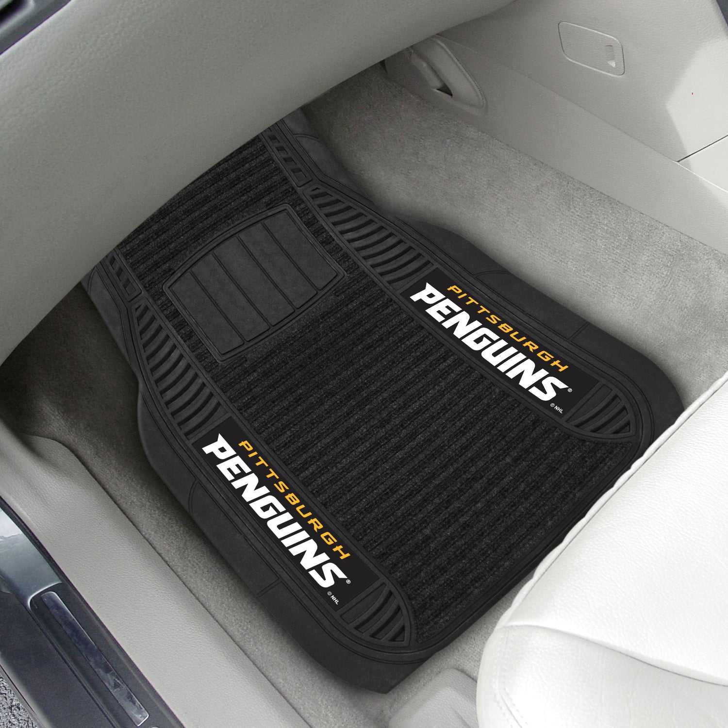 Fanmats Pittsburgh Penguins 2pc Deluxe Car Mat Set