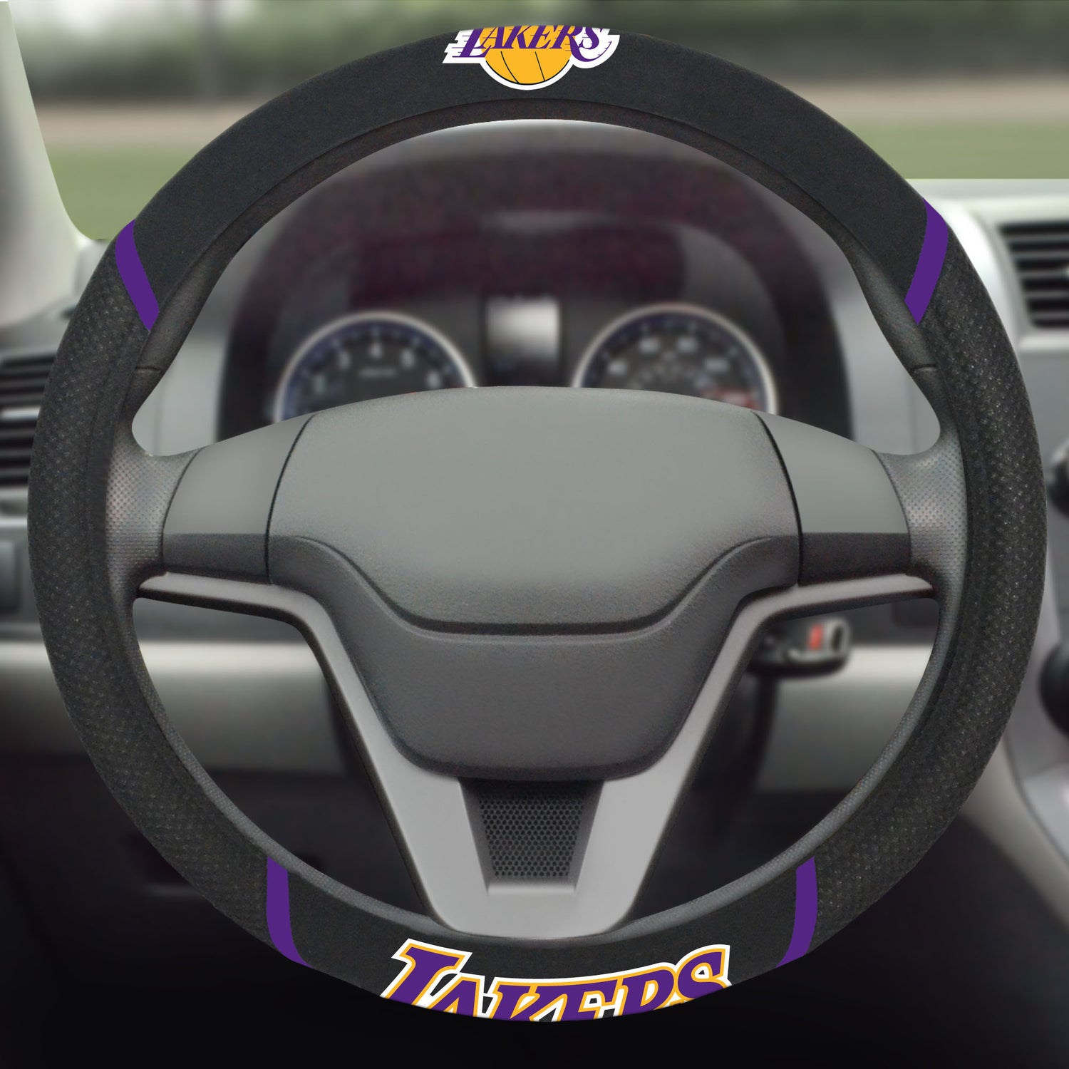 Fanmats Los Angeles Lakers Steering Wheel Cover