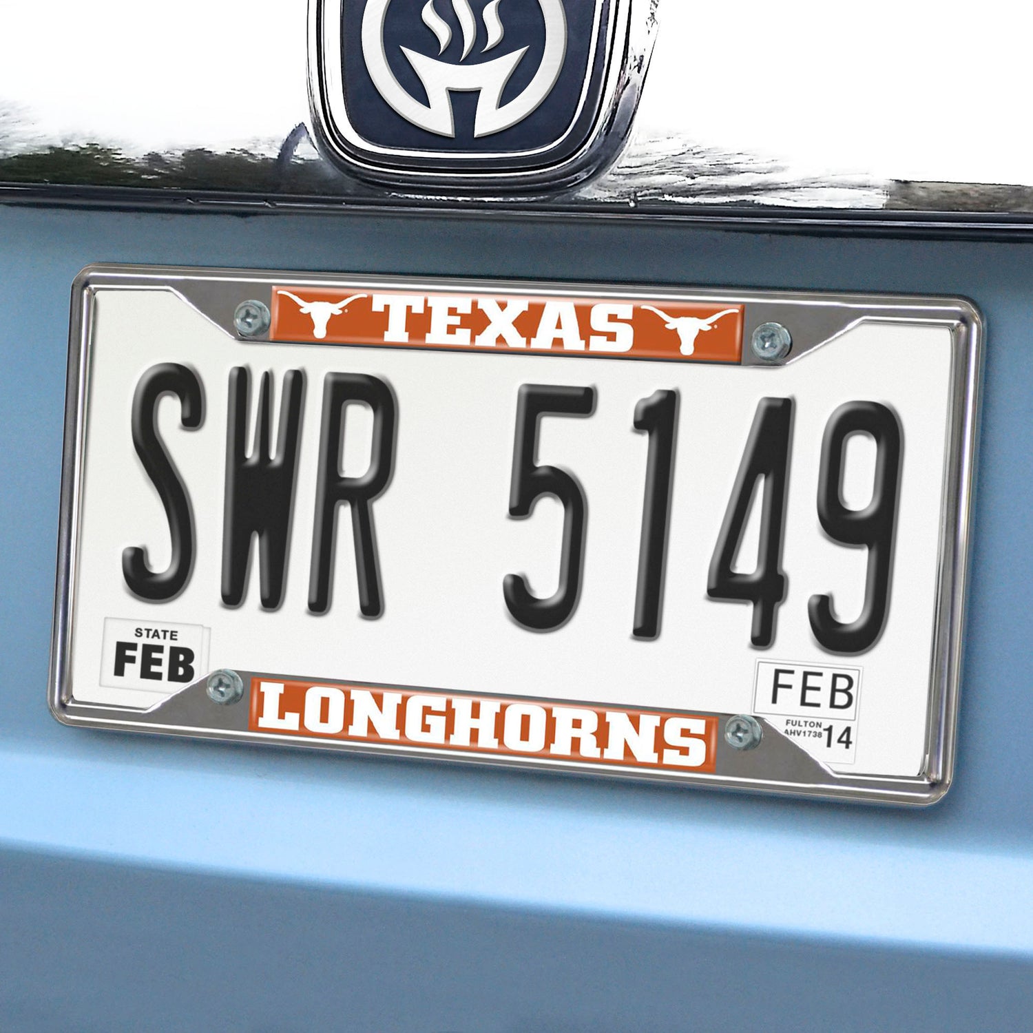 Fanmats Texas Longhorns License Plate Frame