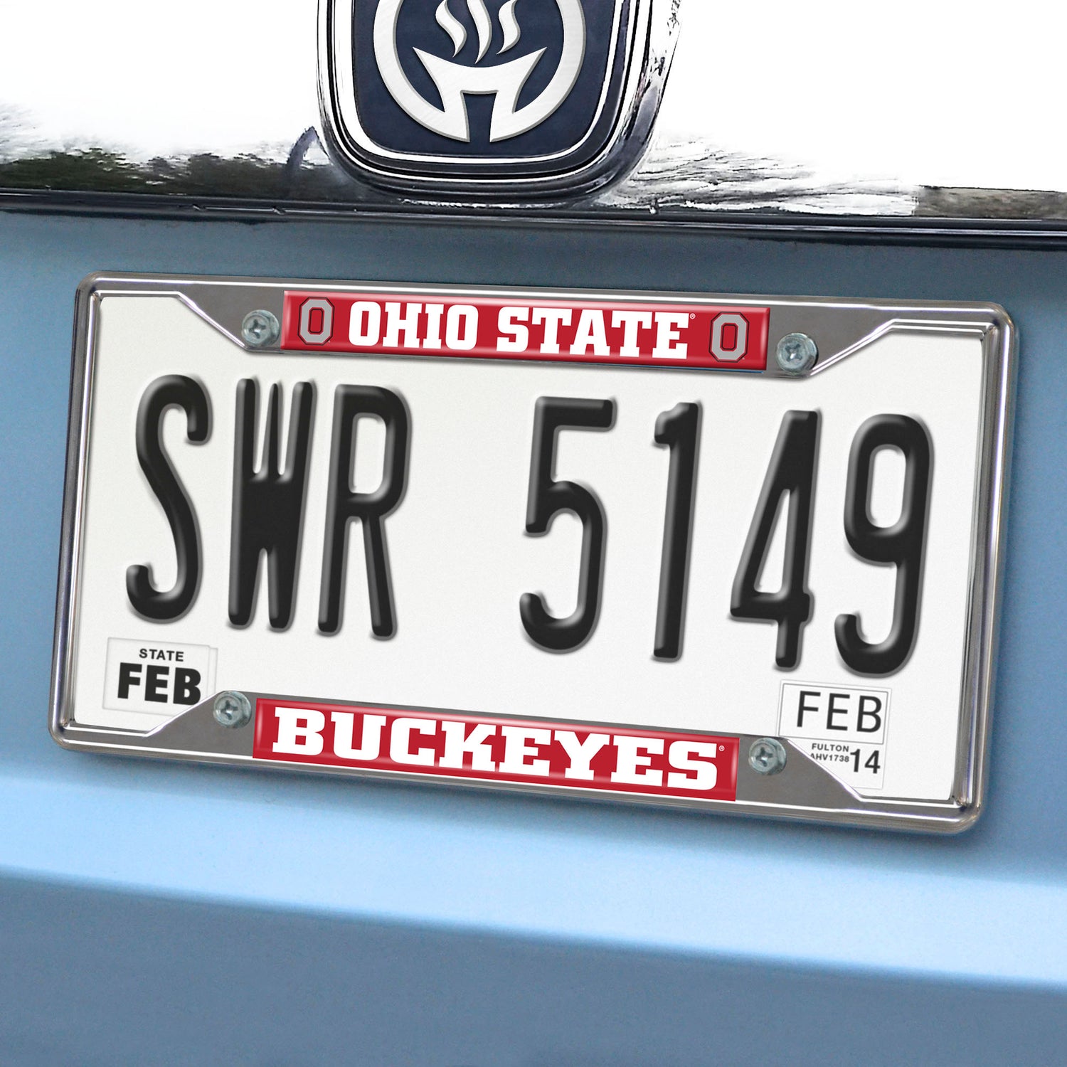 Fanmats Ohio State Buckeyes License Plate Frame