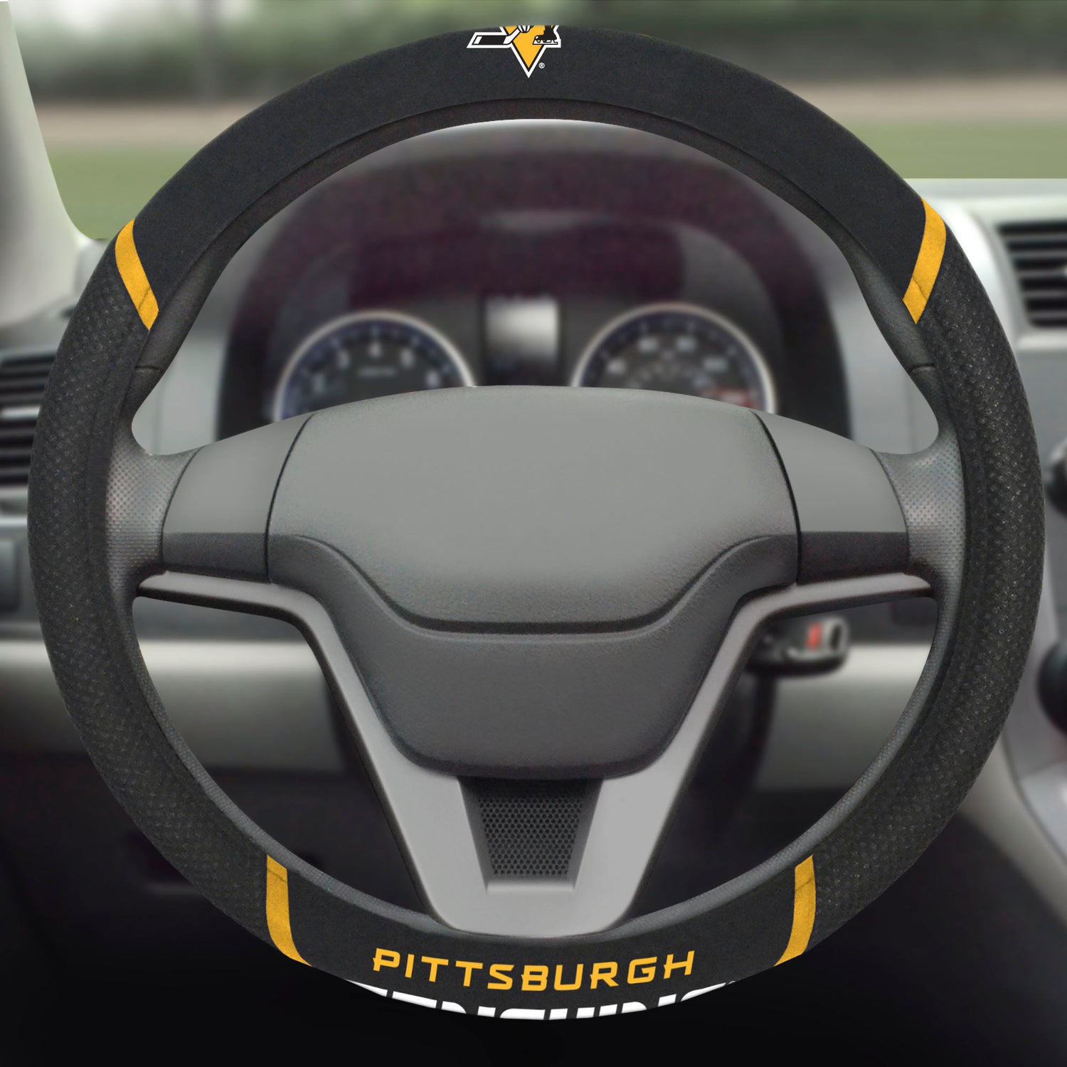 Fanmats Pittsburgh Penguins Steering Wheel Cover