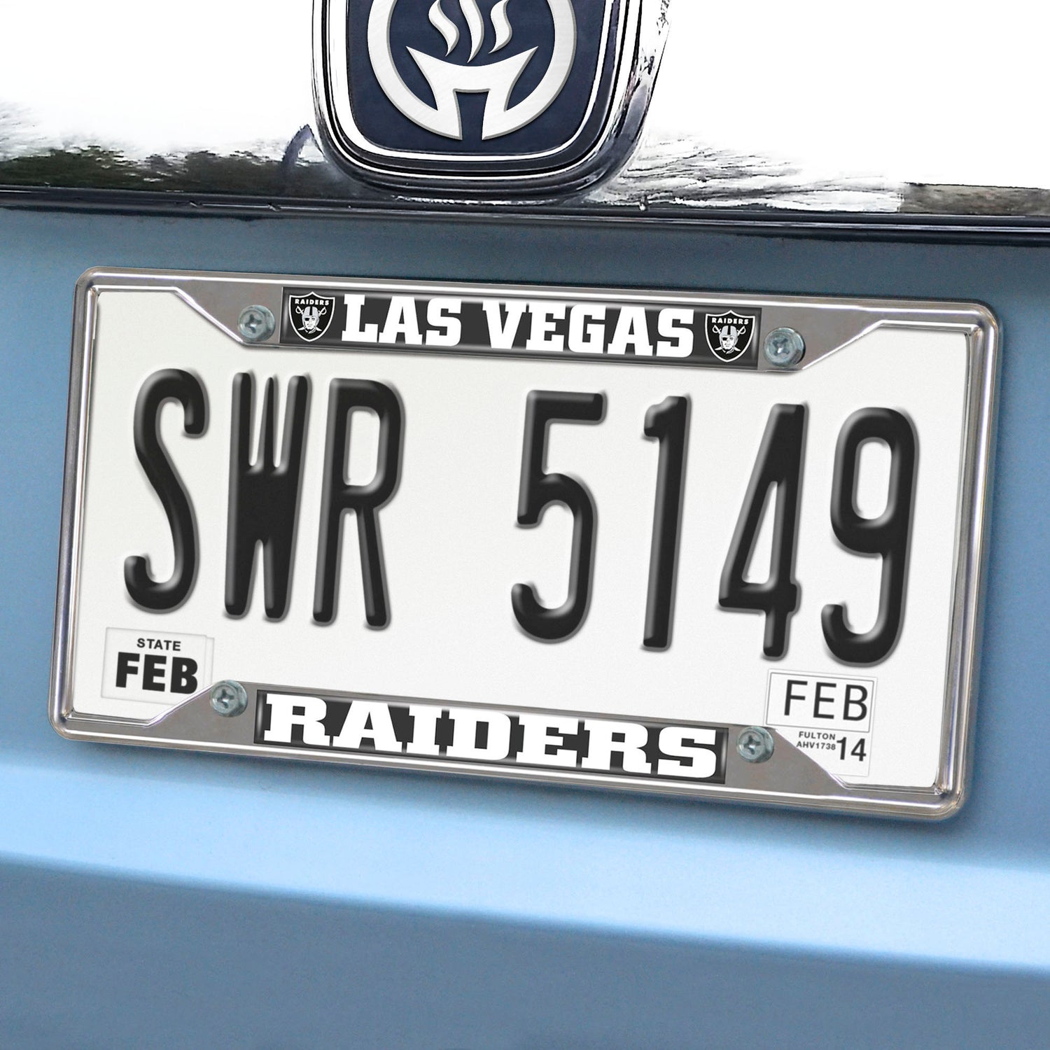 Fanmats Las Vegas Raiders License Plate Frame