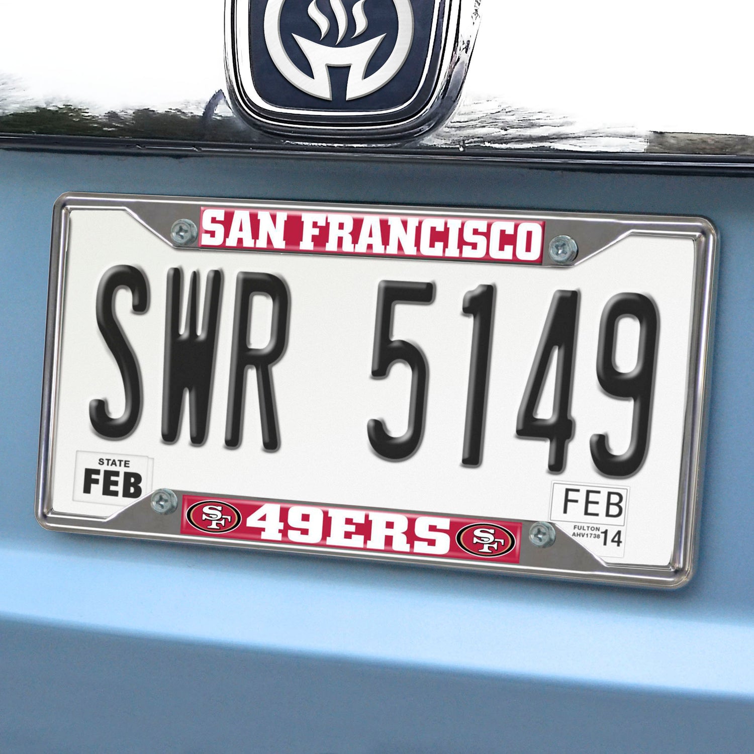 Fanmats San Francisco 49ers License Plate Frame Fanmats