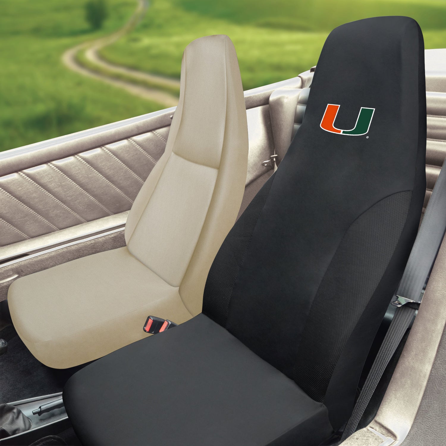 Fanmats Miami Hurricanes Seat Cover Fanmats