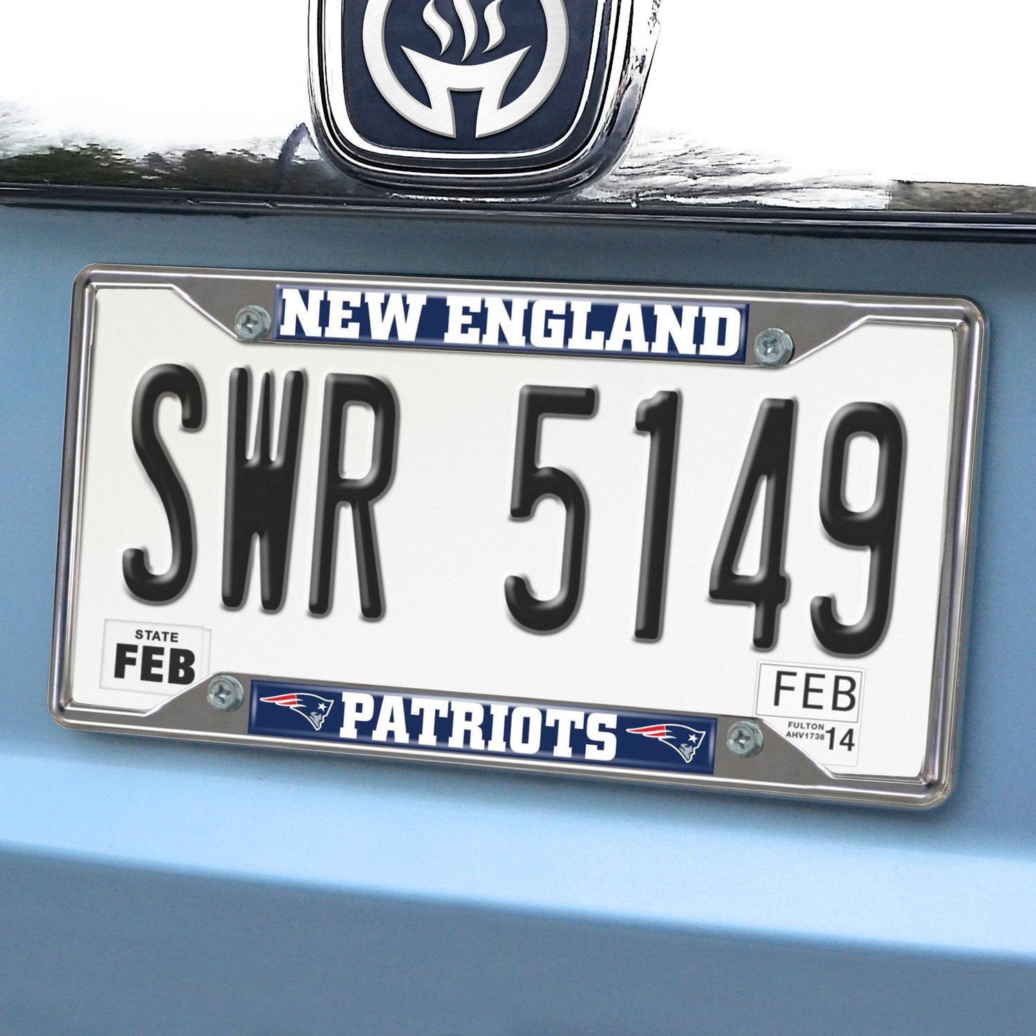 Fanmats New England Patriots License Plate Frame