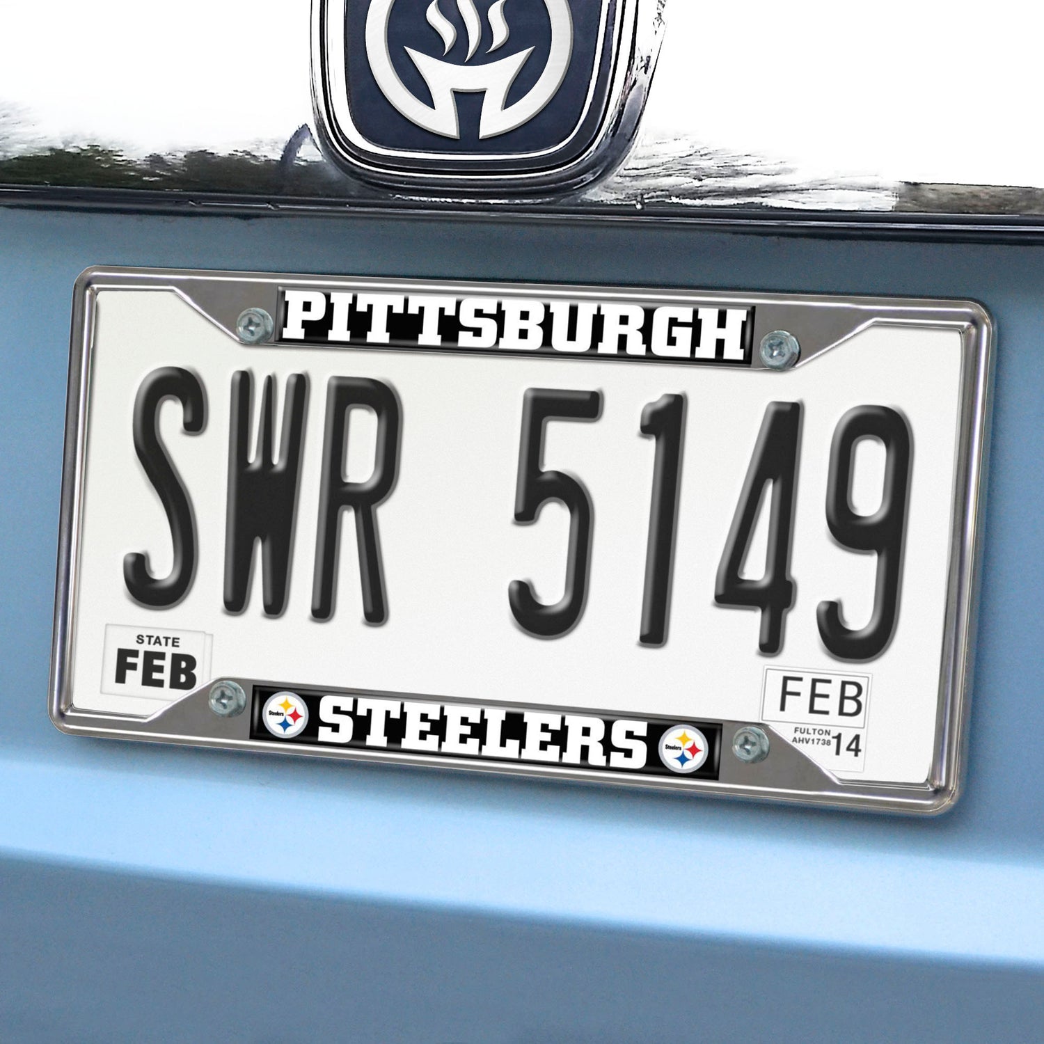 Fanmats Pittsburgh Steelers License Plate Frame