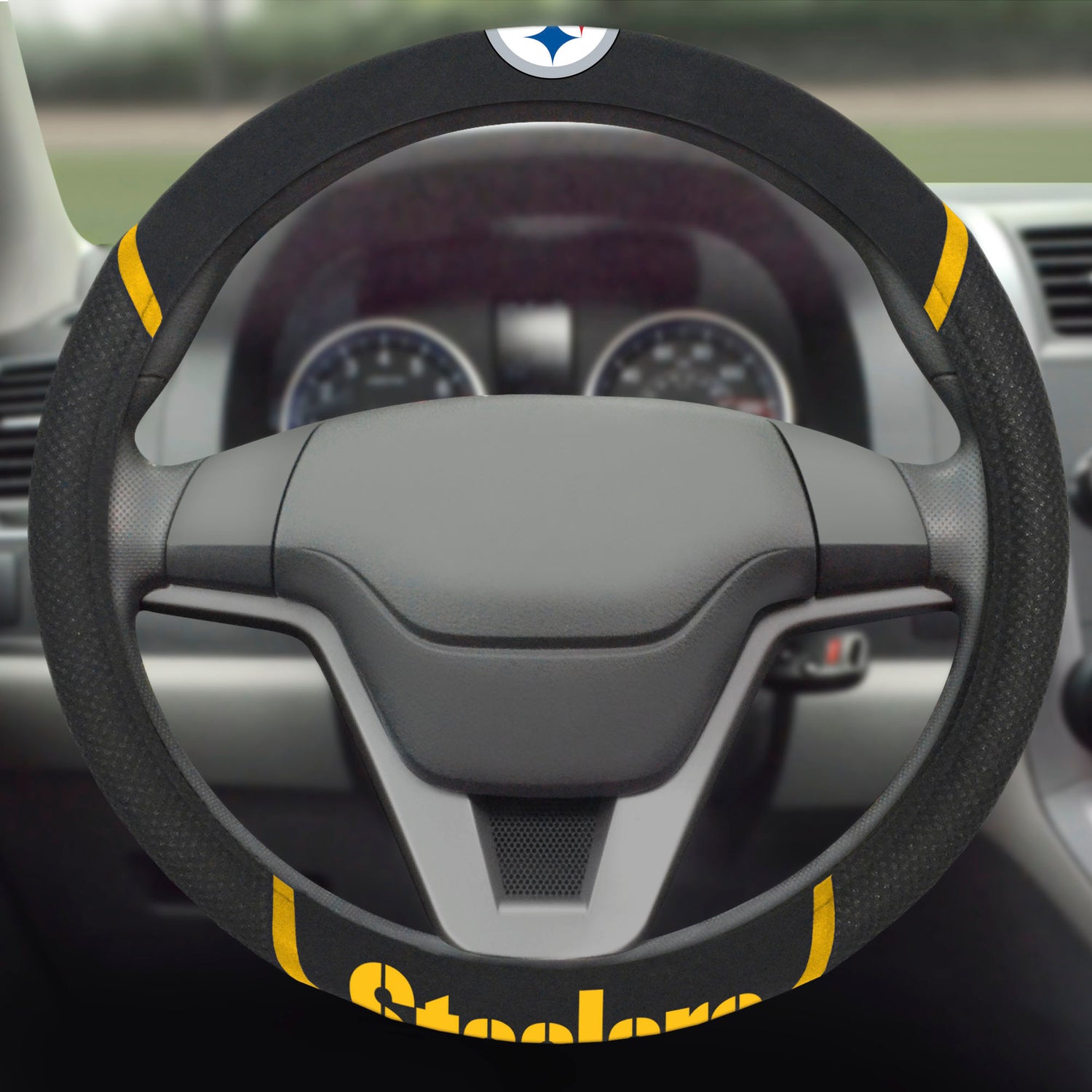 Fanmats Pittsburgh Steelers Steering Wheel Cover