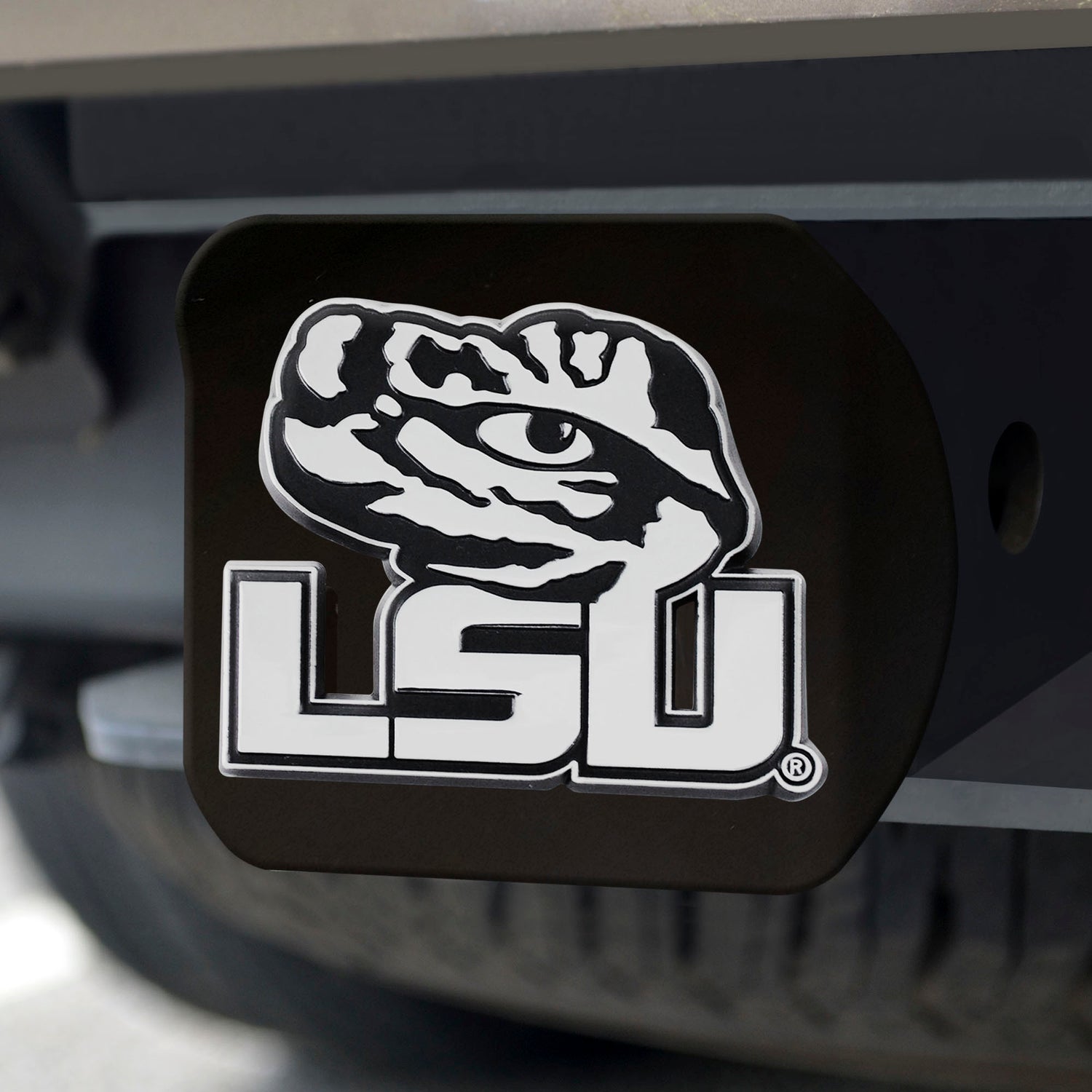 Fanmats LSU Tigers Hitch Cover - Black