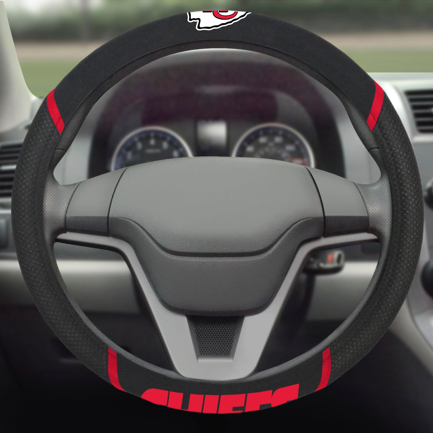 Fanmats Kansas City Chiefs Steering Wheel Cover