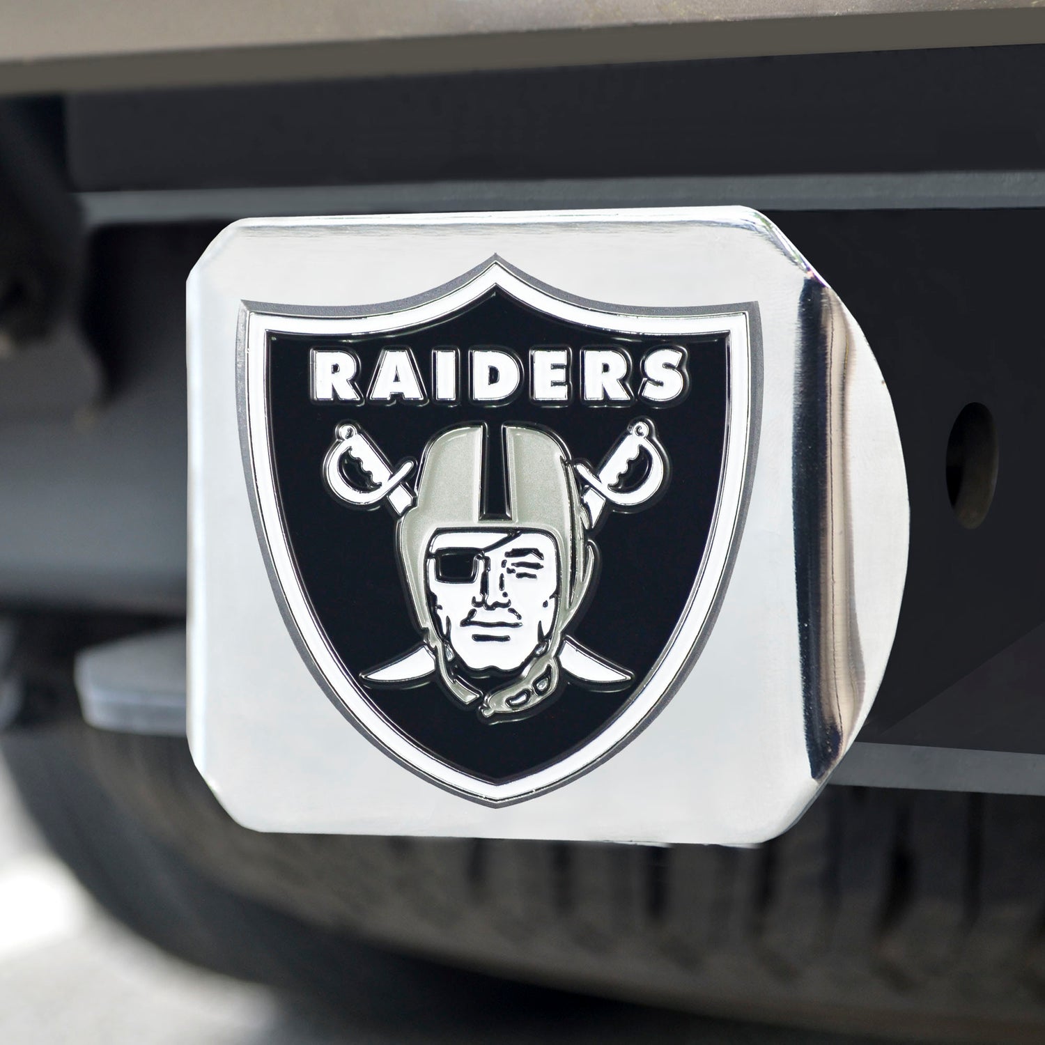 Fanmats Las Vegas Raiders Hitch Cover