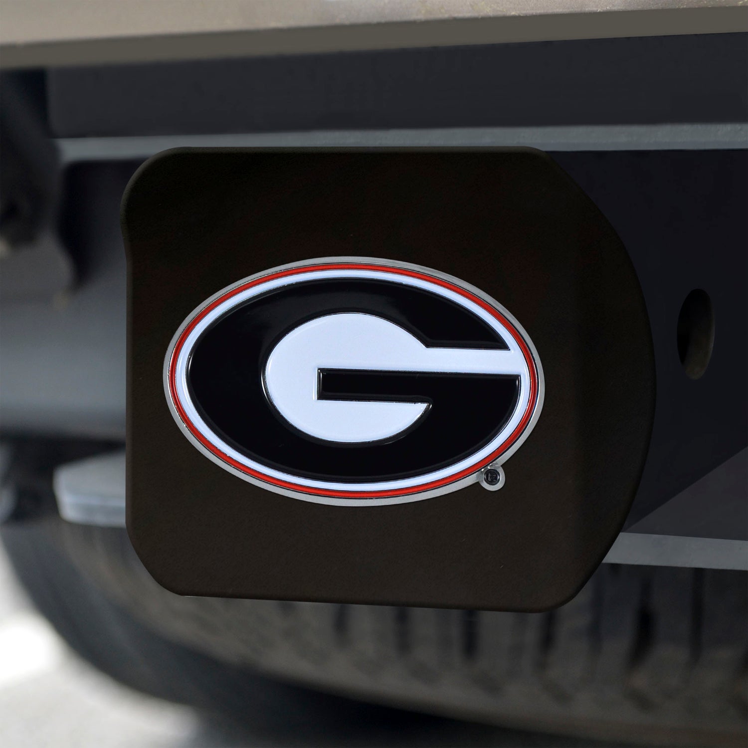 Fanmats Georgia Bulldogs Color Hitch Cover - Black