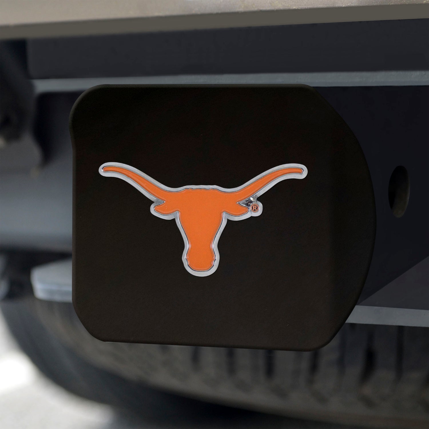 Fanmats Texas Longhorns Color Hitch Cover - Black