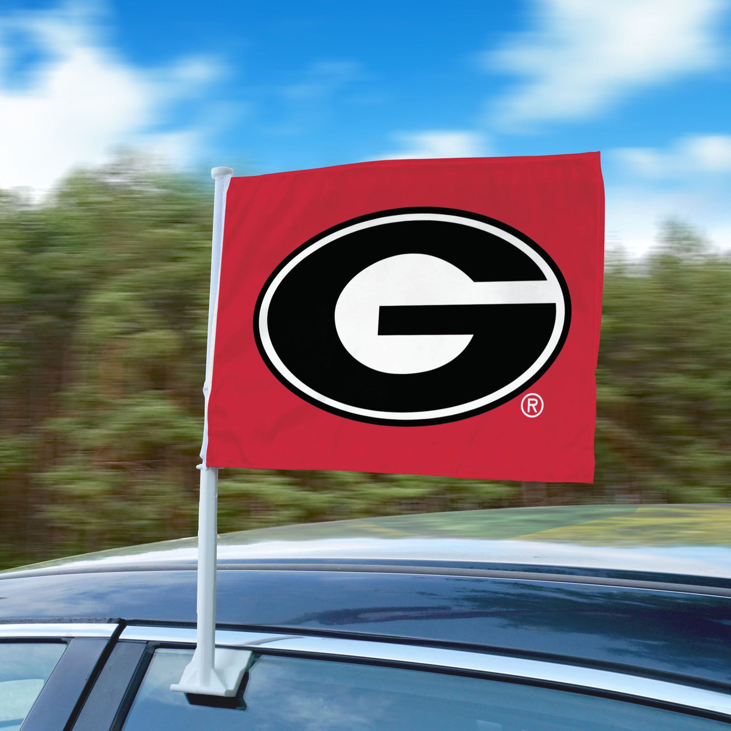 Fanmats Georgia Bulldogs Car Flag Fanmats