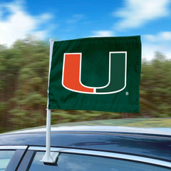 Fanmats Miami Hurricanes Car Flag Fanmats