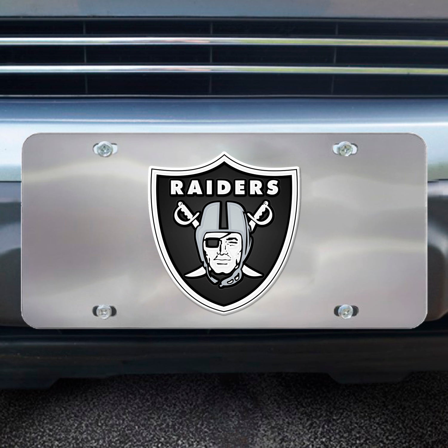 Fanmats Las Vegas Raiders Diecast License Plate