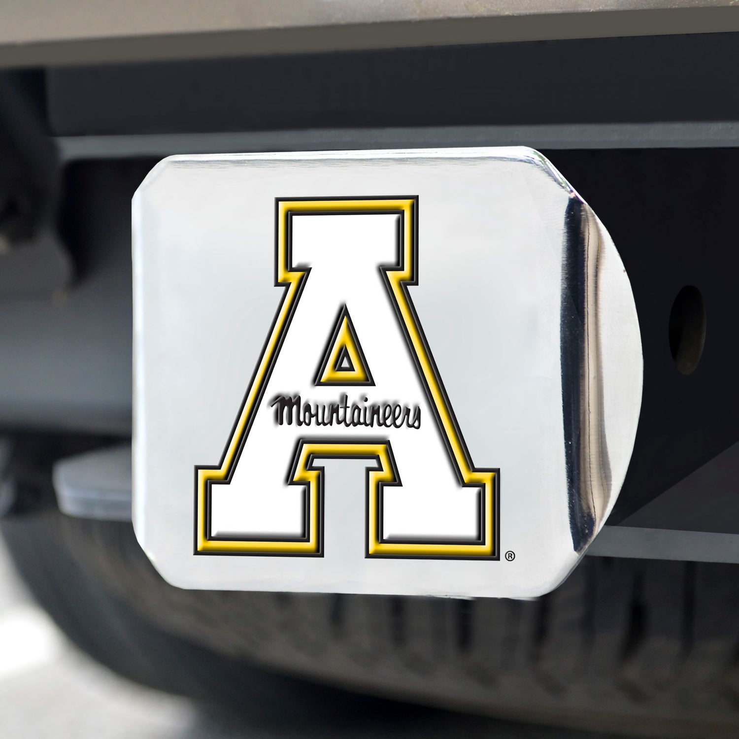 Fanmats Appalachian State Mountaineers Chrome Hitch Cover - PinkPro Beauty Supply