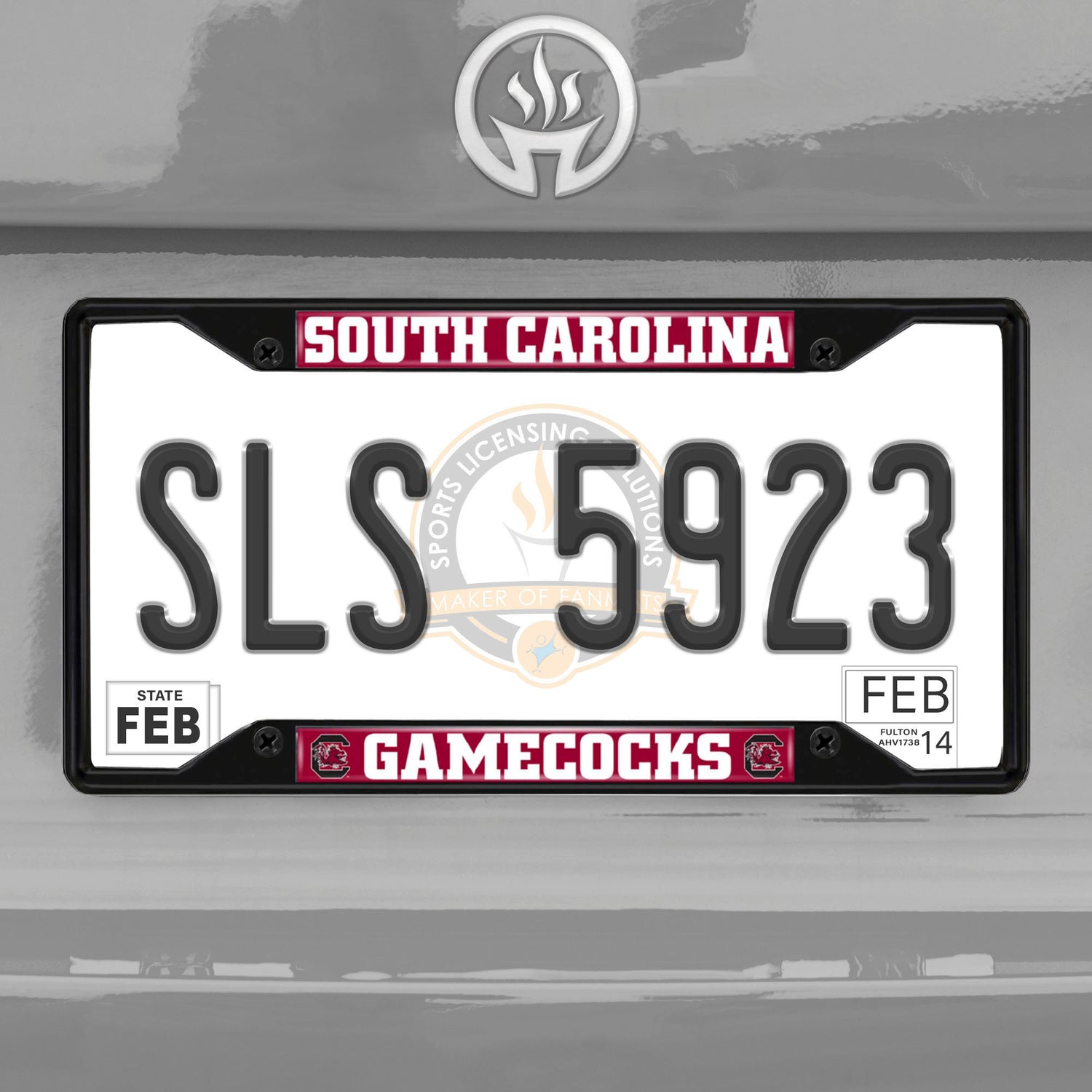 Fanmats South Carolina Gamecocks License Plate Frame - Black