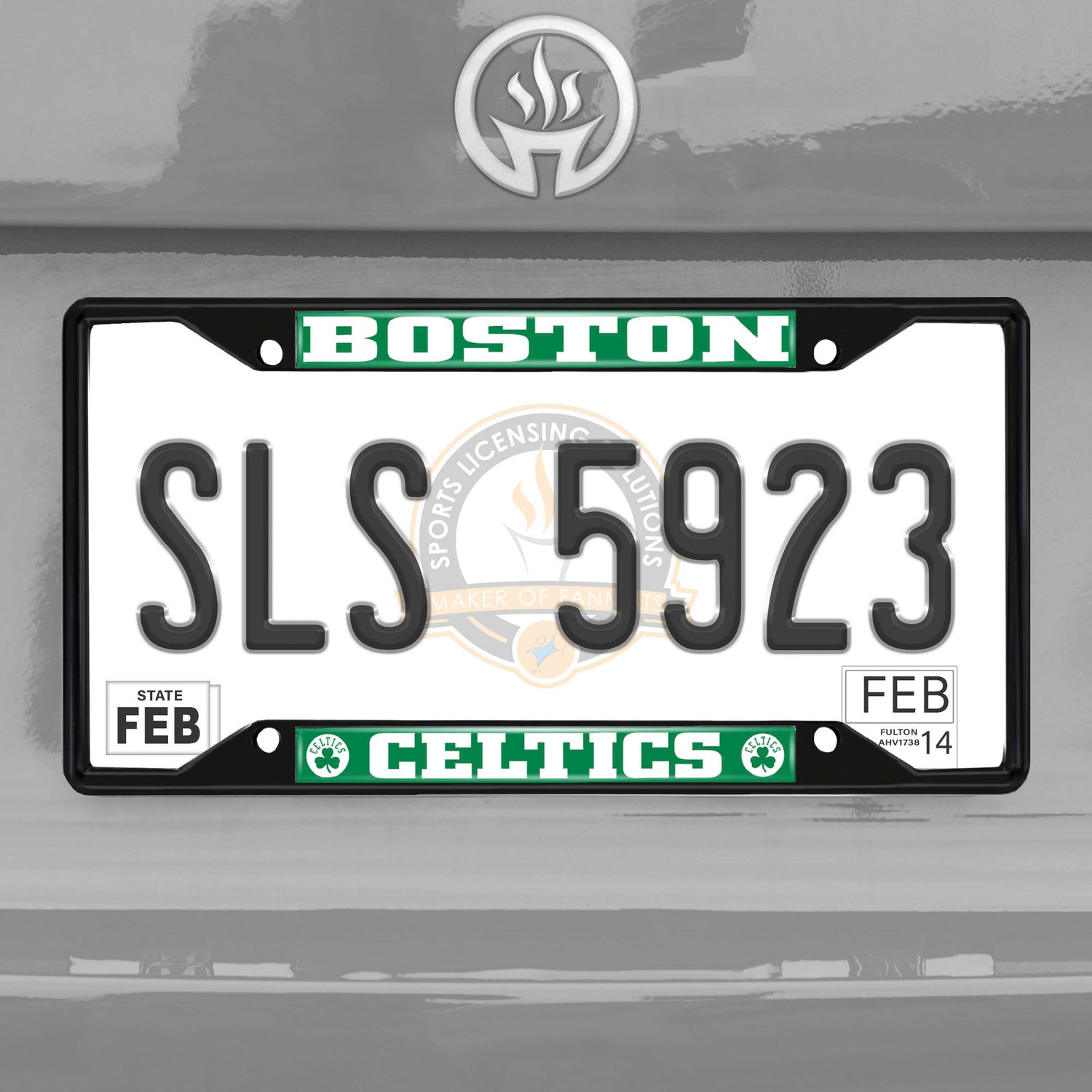 Fanmats Boston Celtics License Plate Frame - Black