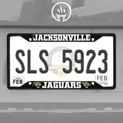 Fanmats NFL Jacksonville Jaguars License Plate Frame - Black Fanmats