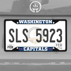 Fanmats Washington Capitals License Plate Frame - Black Fanmats