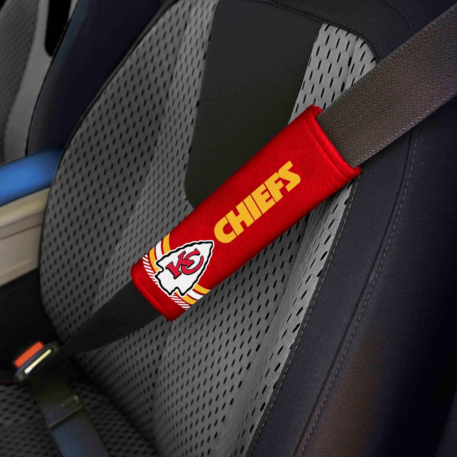 Fanmats Kansas City Chiefs Rally Seatbelt Pad - Pair