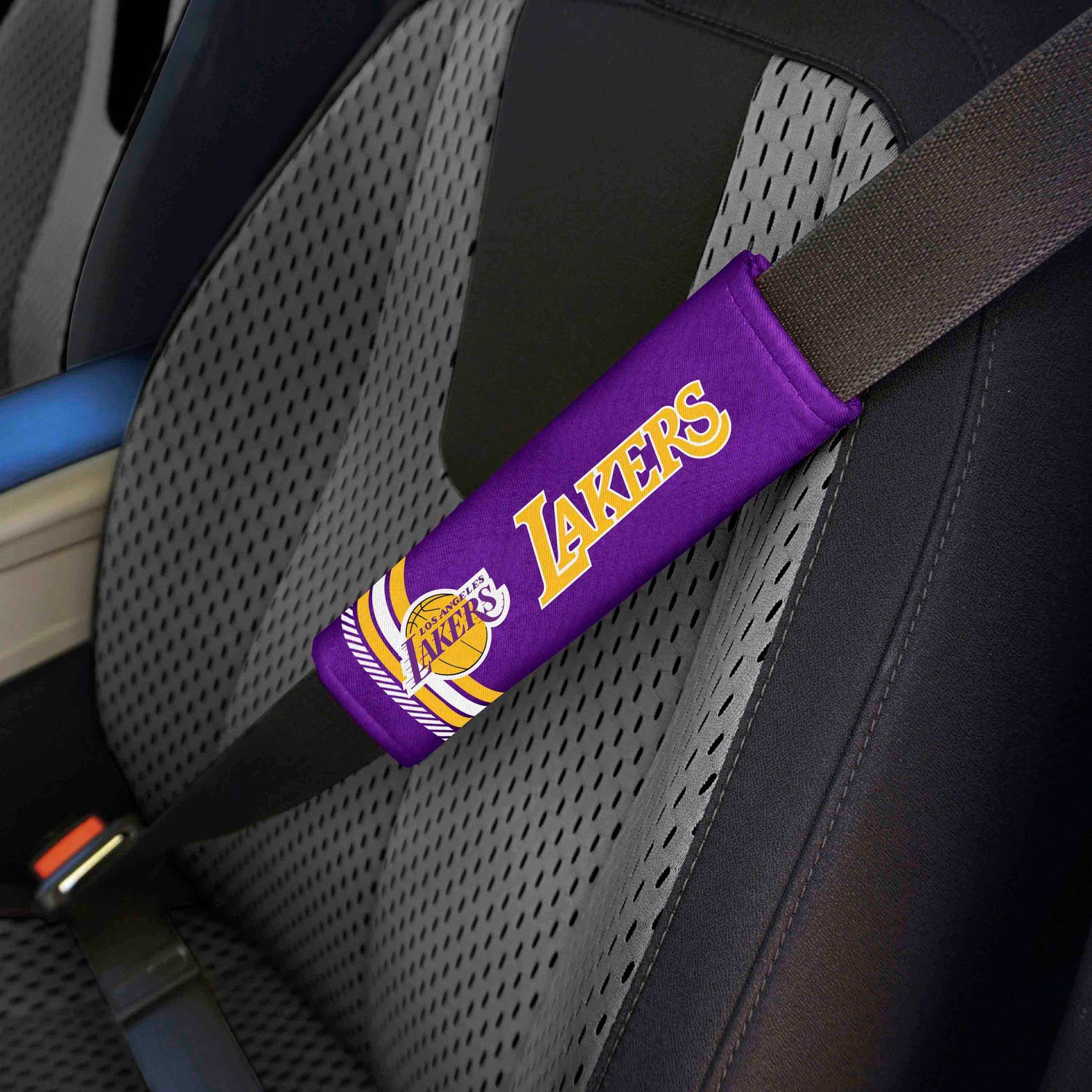 Fanmats Los Angeles Lakers Rally Seatbelt Pad - Pair