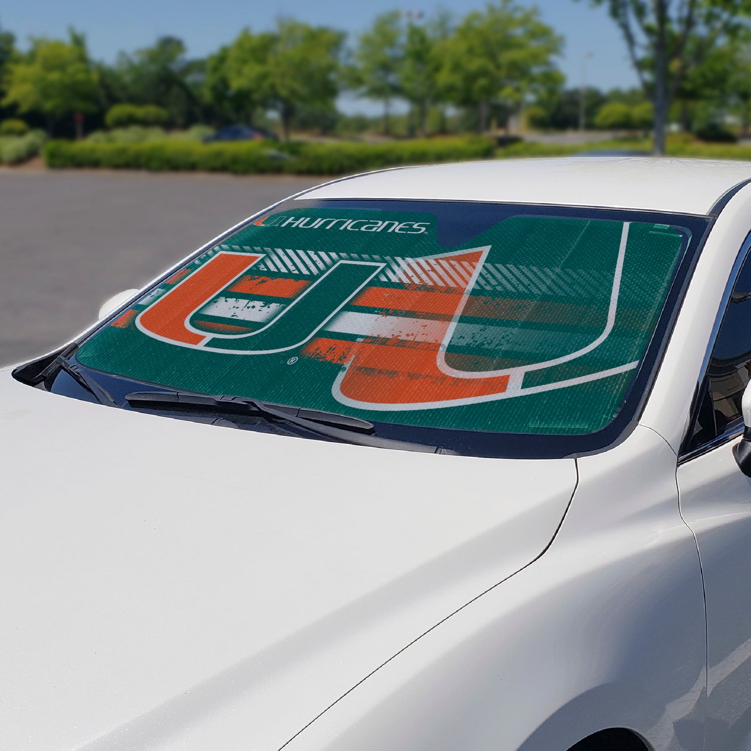 Fanmats Miami Hurricanes Auto Shade Fanmats