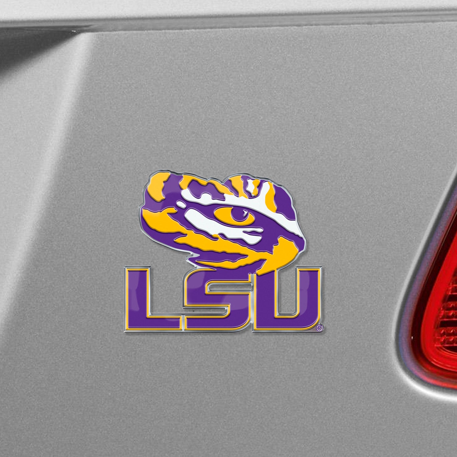 Fanmats LSU Tigers Embossed Color Emblem