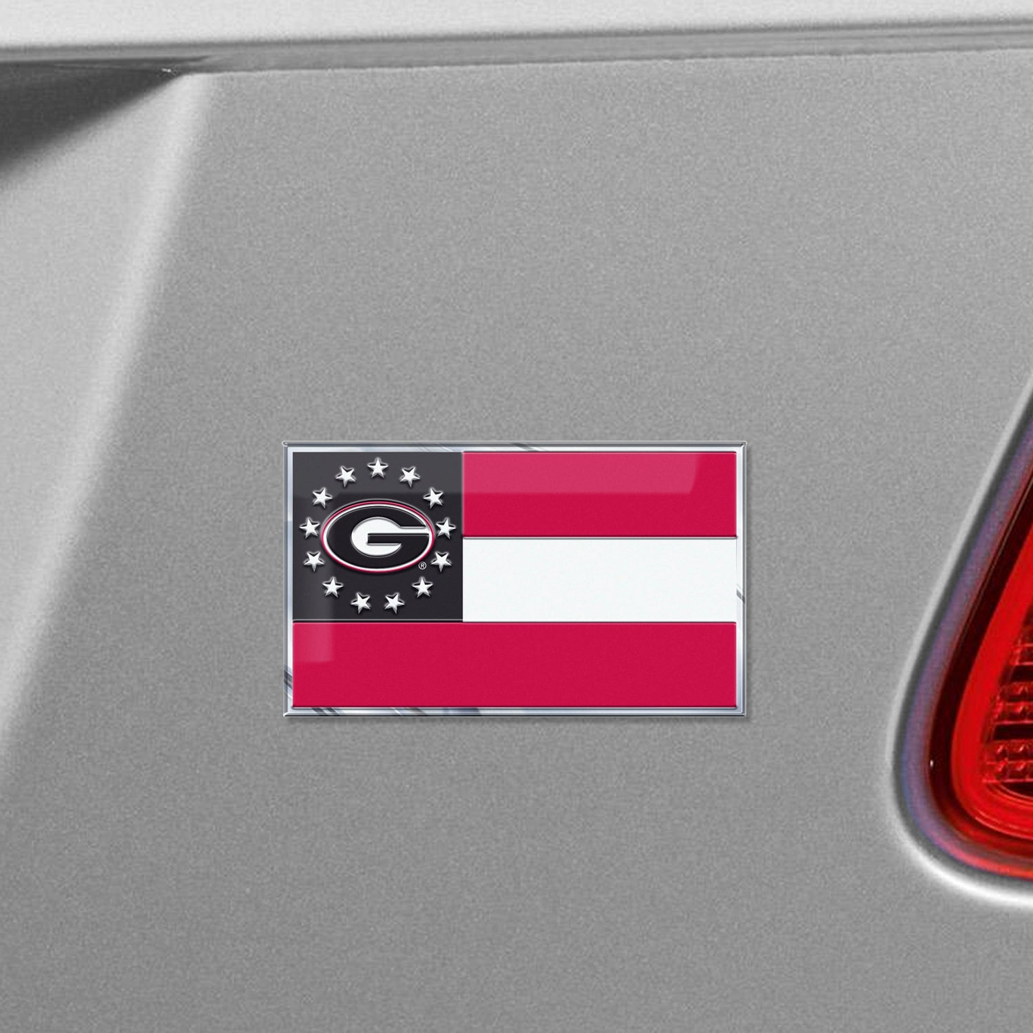 Fanmats Georgia Bulldogs Embossed State Flag Emblem Fanmats