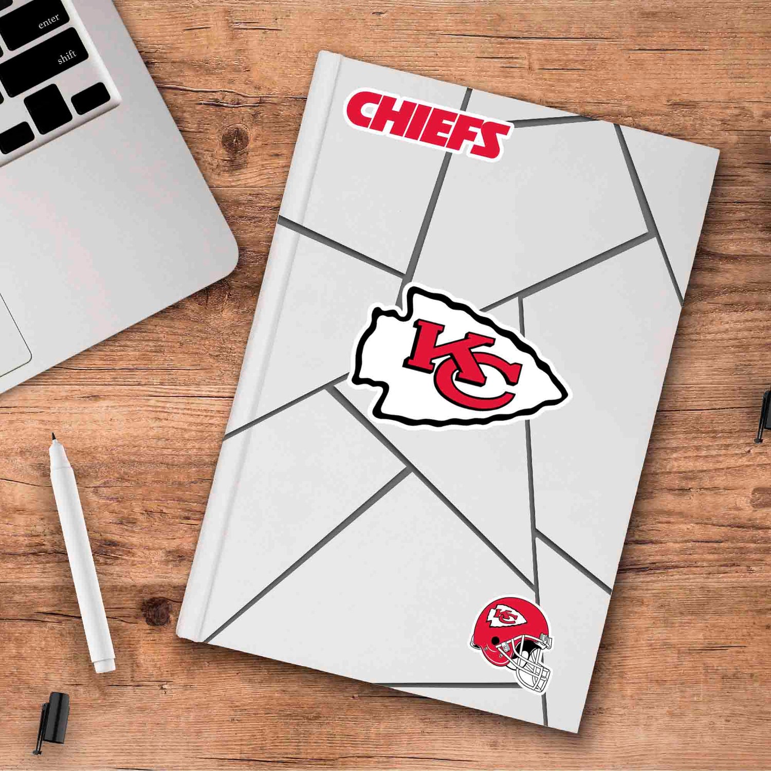 Fanmats Kansas City Chiefs Decal 3pk