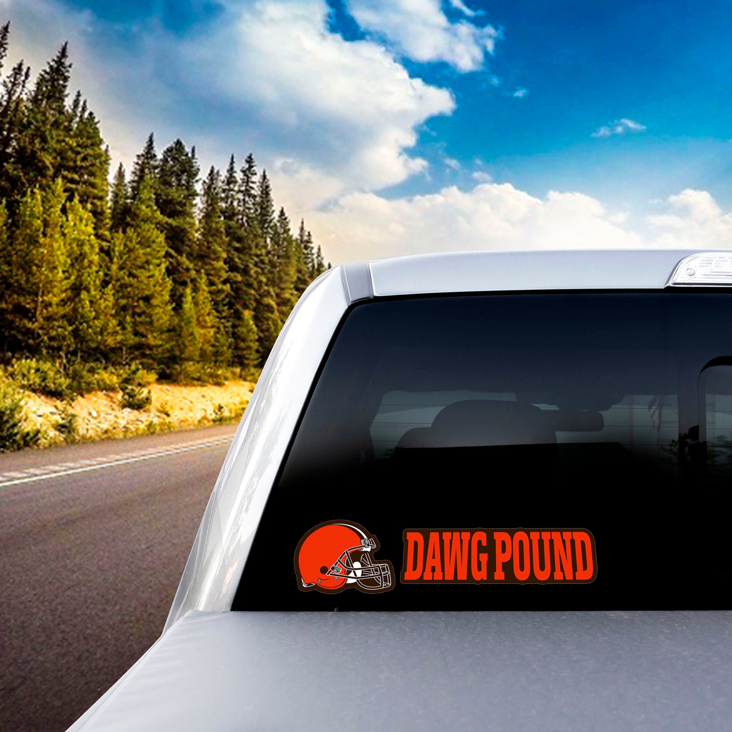 Fanmats Cleveland Browns Team Slogan Decal Fanmats