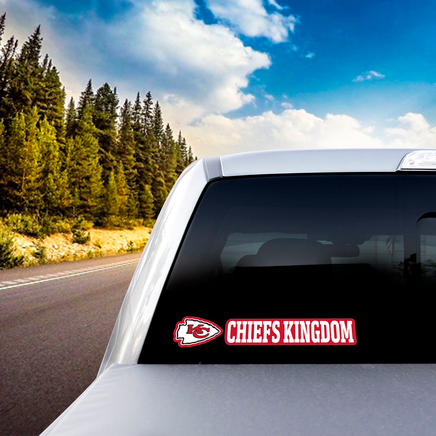 Fanmats Kansas City Chiefs Team Slogan Decal